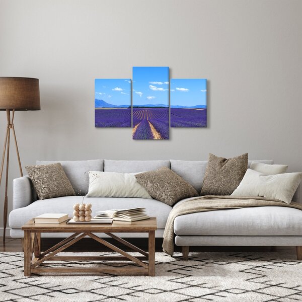 Kép - Levendula mező (90x60 cm)