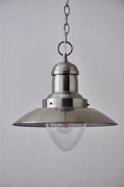 Endon klasszikus loft függeszték mendip átlátszó szatén nikkel end60799