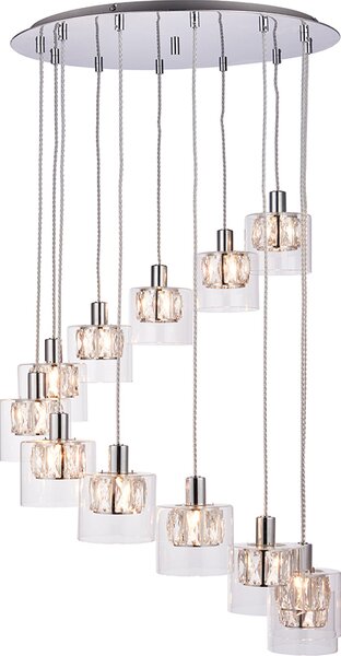 Endon glamour modern függeszték verina króm átlátszó end76518