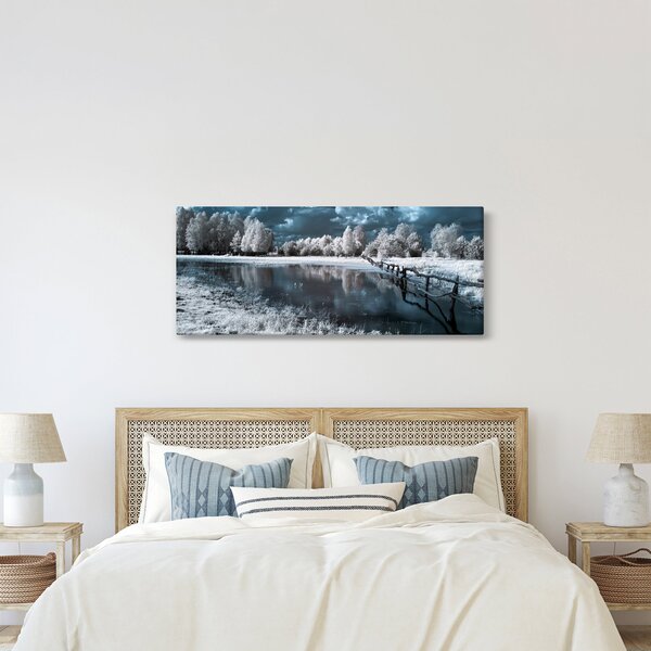 Kép - Fagyott táj (120x50 cm)