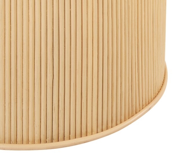 Kétdarabos dohányzóasztal szett ILIOS Rattan Természetes