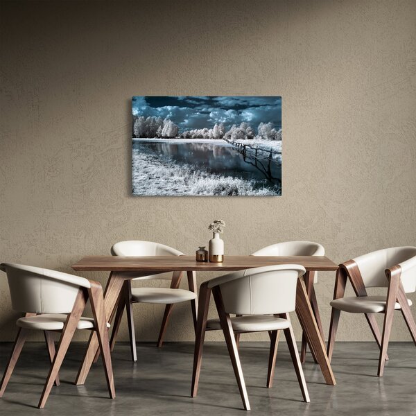 Kép - Fagyott táj (90x60 cm)