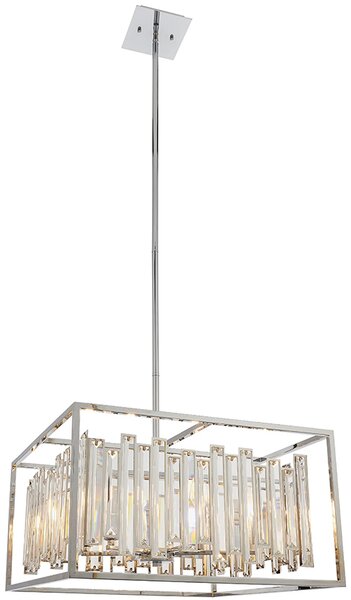 Endon glamour modern függeszték acadia króm átlátszó end81931