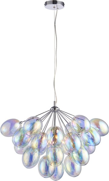 Endon glamour modern függeszték infinity króm opál end76450