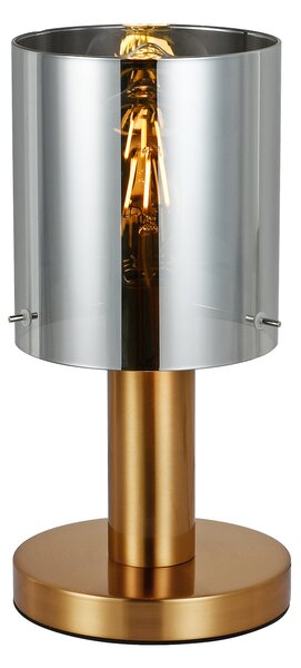Italux glamour modern asztali lámpa sardo füstös sárgaréz itxtb-5581-1-bro+sg