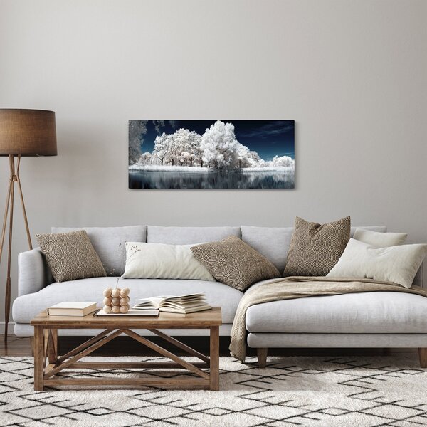 Kép - Hófehér fák (120x50 cm)