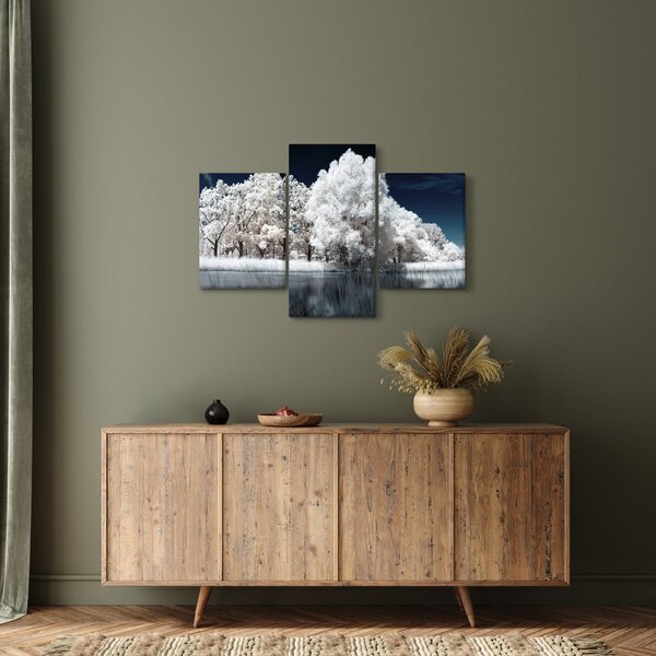 Kép - Hófehér fák (90x60 cm)