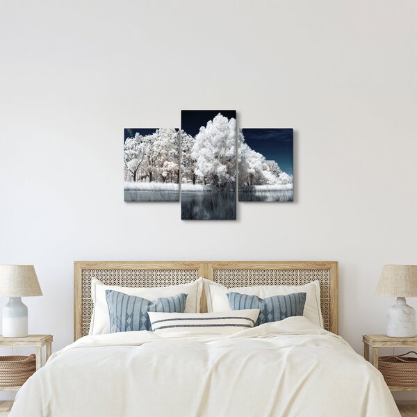 Kép - Hófehér fák (90x60 cm)