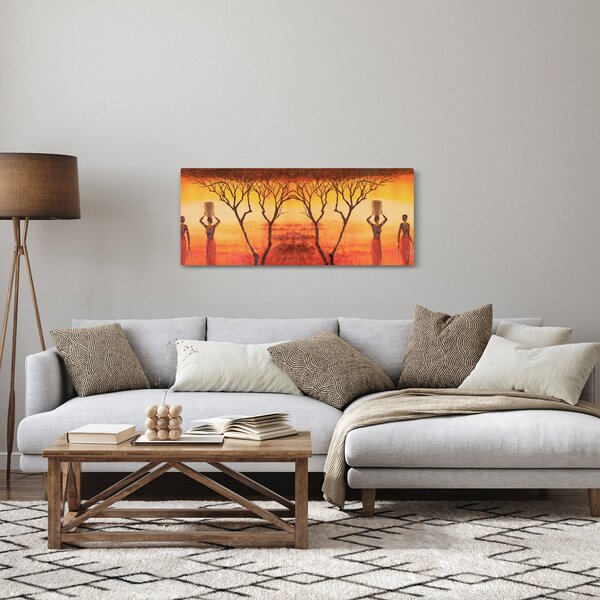 Kép - afrikai szavanna (120x50 cm)