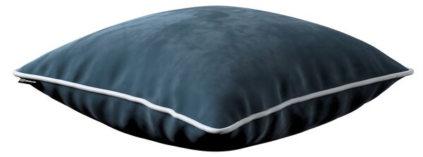 Párnahuzat Laura termék színe kék szövet fényes, welwet