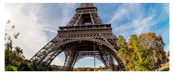 Kép - Eiffel-torony színes (120x50 cm)