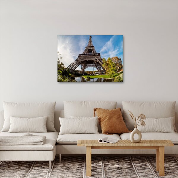 Kép - Eiffel-torony színes (70x50 cm)