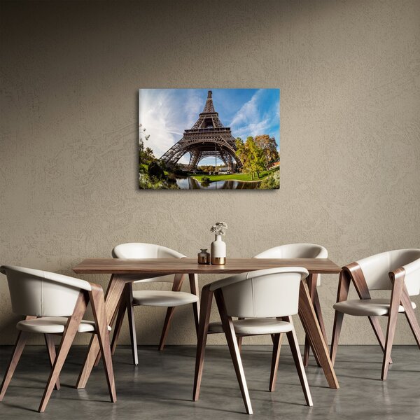 Kép - Eiffel-torony színes (70x50 cm)