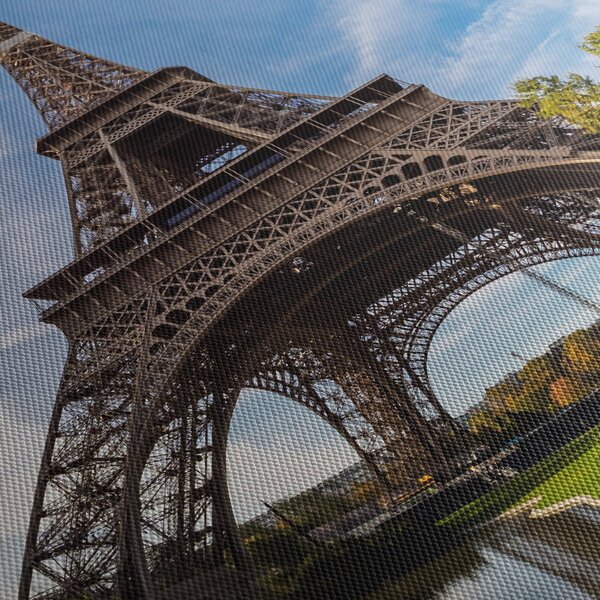 Kép - Eiffel-torony színes (120x50 cm)