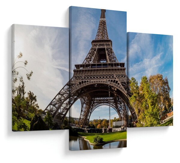 Kép - Eiffel-torony színes (90x60 cm)
