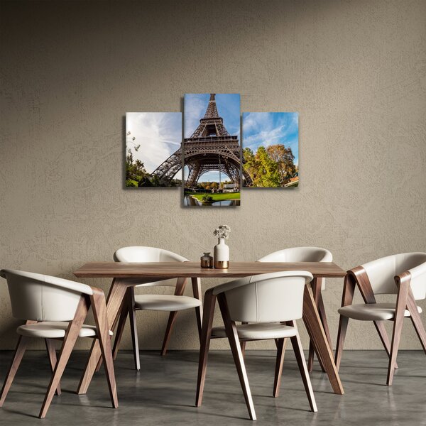 Kép - Eiffel-torony színes (90x60 cm)