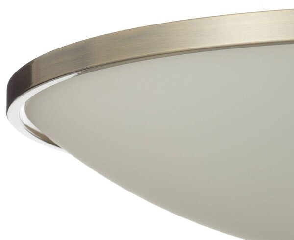 ORION TALYA finom mennyezeti lámpa, 56,5 cm, dimmelhető, Bronz / antik sárgaréz, Nappali / Étkező, fém, Antik