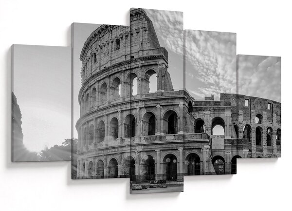 Kép - Colosseum Rómában, fekete-fehér (150x105 cm)