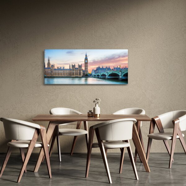 Kép - London pasztell színekben (120x50 cm)