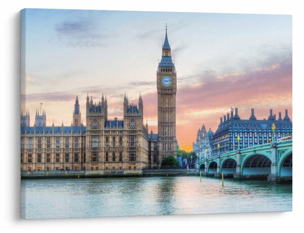 Kép - London pasztell színekben (70x50 cm)