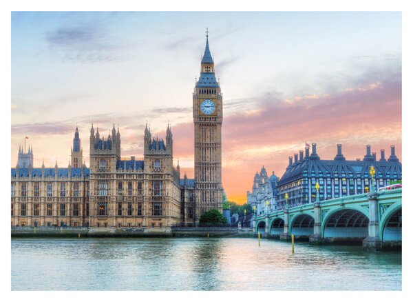 Kép - London pasztell színekben (70x50 cm)
