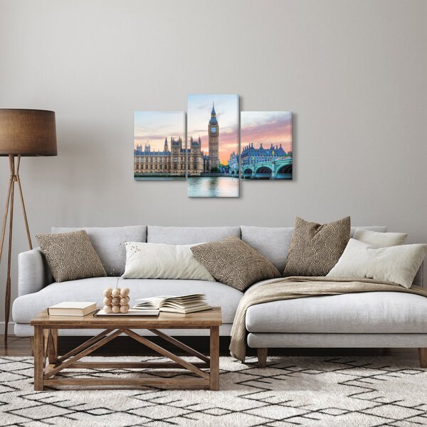 Kép - London pasztell színekben (90x60 cm)
