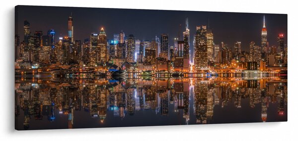 Kép - Felhőkarcolók (120x50 cm)