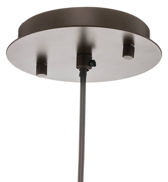 Schuller Valencia Narisa LED függőlámpa Ø 18 cm rózsaarany/barna, Barna / rozsda, Nappali / Étkező, fém, Modern