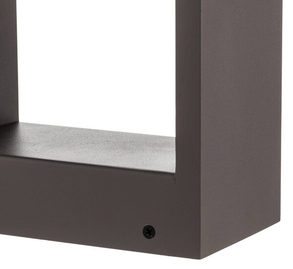 Lindby Emima LED-es útvilágítás, 60 cm, antracit, alumínium, Fekete, Alumínium, Modern
