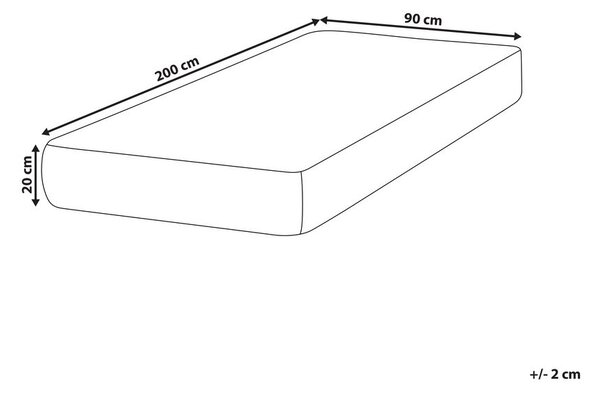 Zsebrugós matrac ROOMY Erős 90 x 200 cm | FAVI.hu