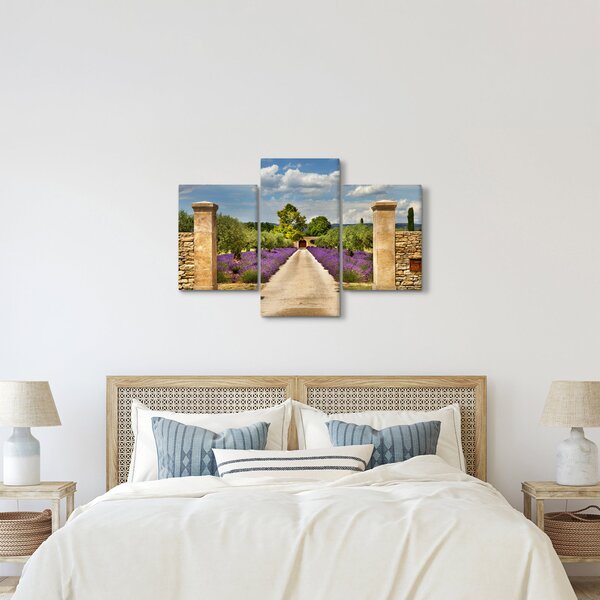 Kép - Levendula ösvények (90x60 cm)