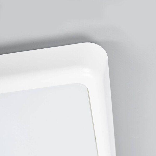 Arcchio LED mennyezeti lámpa Augustin, 40 x cm, fehér, IP54, Fehér / opál, Fürdőszoba, Műanyag, Modern