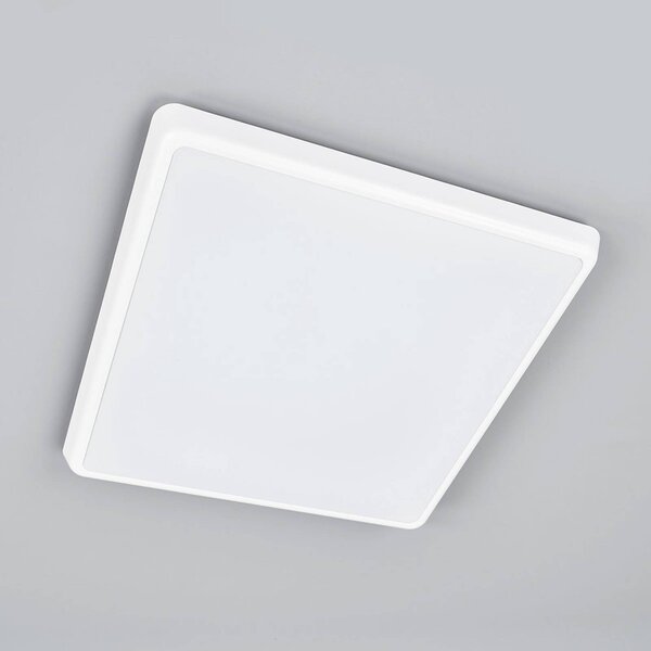 Arcchio LED mennyezeti lámpa Augustin, 40 x cm, fehér, IP54, Fehér / opál, Fürdőszoba, Műanyag, Modern