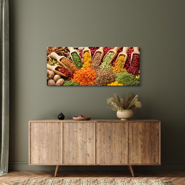 Kép - Fűszerek a világ minden tájáról (120x50 cm)