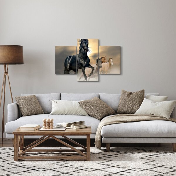 Kép - Lovak (90x60 cm)