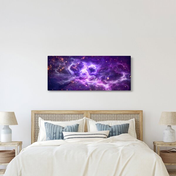 Kép - Lila Univerzum (120x50 cm)