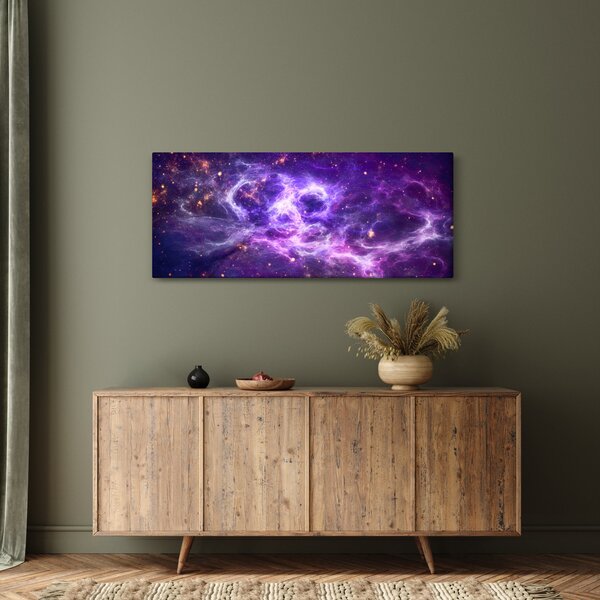 Kép - Lila Univerzum (120x50 cm)