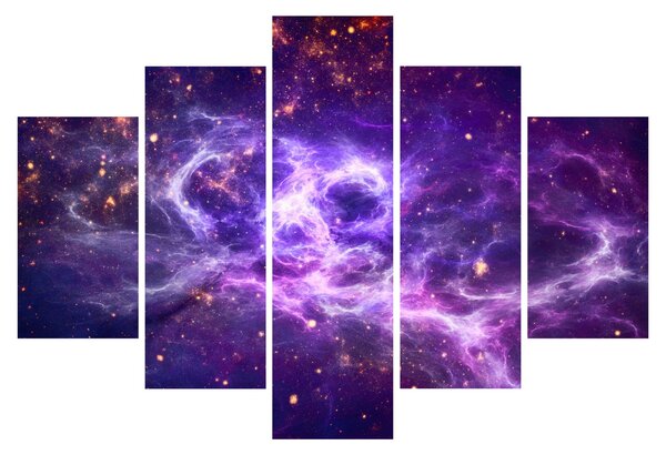 Kép - Lila Univerzum (150x105 cm)