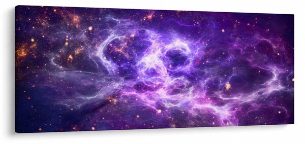Kép - Lila Univerzum (120x50 cm)