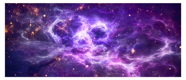 Kép - Lila Univerzum (120x50 cm)