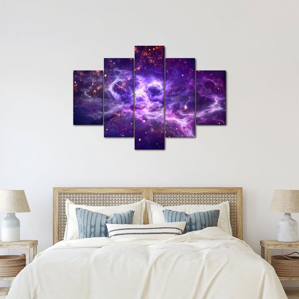 Kép - Lila Univerzum (150x105 cm)