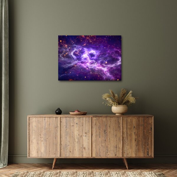 Kép - Lila Univerzum (70x50 cm)