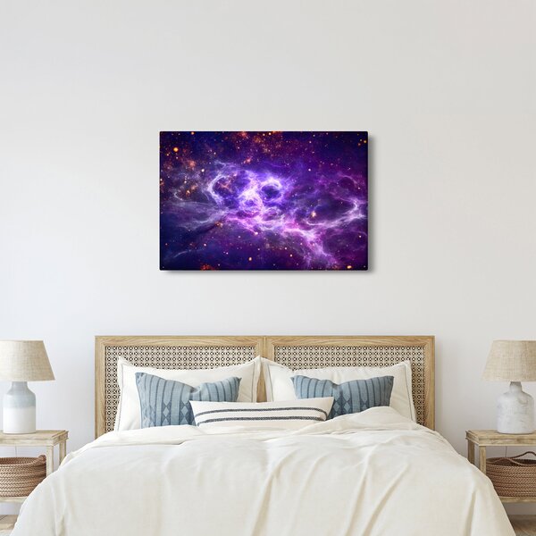 Kép - Lila Univerzum (90x60 cm)