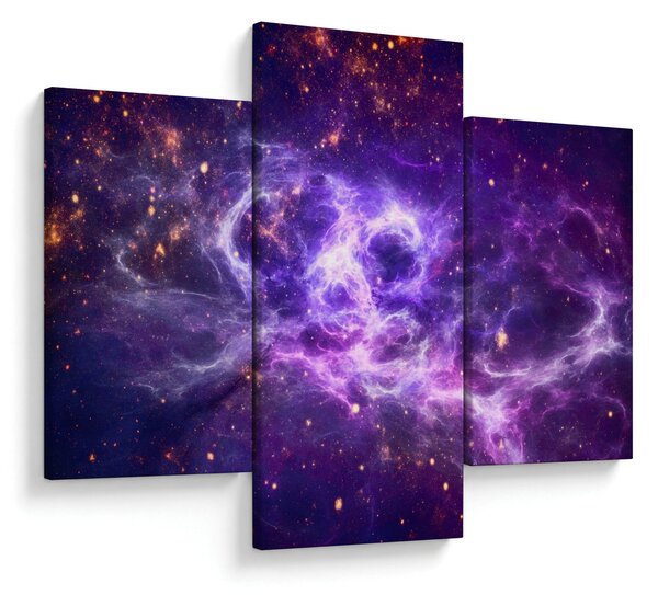Kép - Lila Univerzum (90x60 cm)