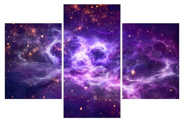 Kép - Lila Univerzum (90x60 cm)