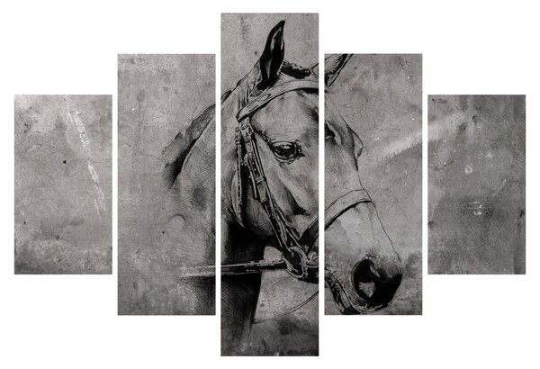 Kép - Egy ló portréja (150x105 cm)