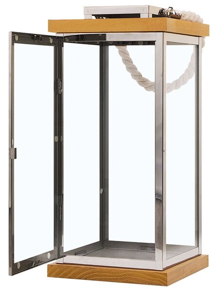Lámpás BORNEO Fém 41 cm Ezüst