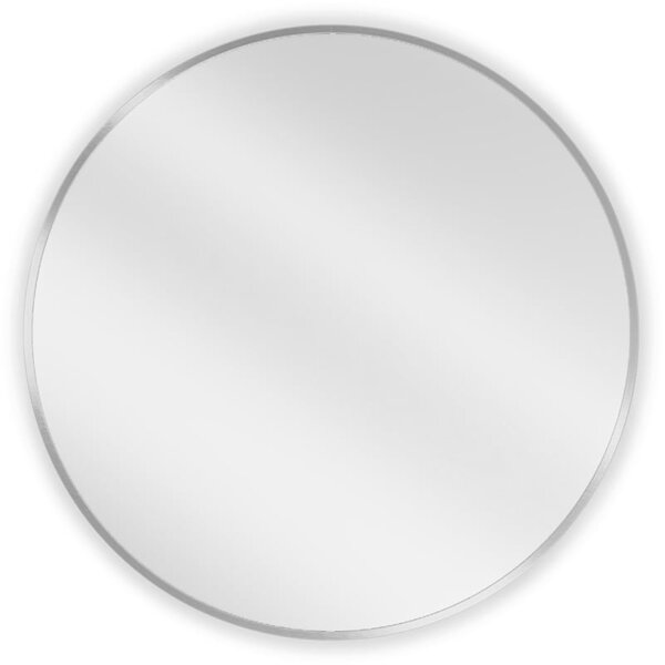 Mexen Loft kerek fürdőszobai tükör 70 cm, inox keret - 9850-070-070-000-10