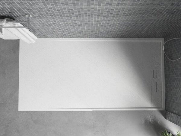 Mexen Amon téglalap alakú zuhanytálca SMC 160 x 90 cm, fehér - 4F109016