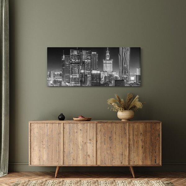Kép - Fekete-fehér New York (120x50 cm)